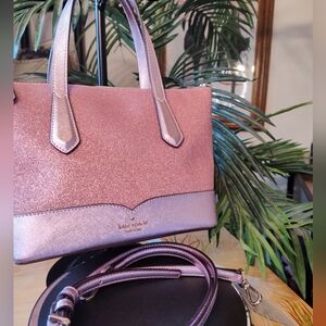 Kate Spade limited edition glitter bag NWOT Approx Size